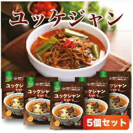 ★故郷 ユッケジャンスープ 500g×5個セット■韓国食品■★TV紹介！ダイエット・むくみ効果★TBS/韓国料理/韓国食材/韓国スープ/スープ/レトルト食品/インスタント食品/簡単料理/ユッケジャン/激安