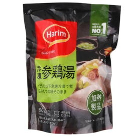 ▼冷凍▲ハリム 冷凍参鶏湯 800g タッペクスク■韓国食品■韓国料理/韓国食材/韓国スープ/スープ/冬/参鶏湯/サムゲタン/サンゲタン/即席食品/レトルト食品/たんばく質/宝田昼食/インスタント食品/簡単料理/激安【YDKG-s】