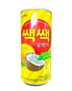 Lotte �Z�N�Z�N (�I�����W) �W���[�X 240ml�@�؍��H�i�@�؍����ݕ� �؍����� �h�����N �I�����W�@���ݕ��@����