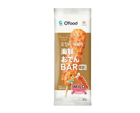 ▼冷凍▲【清静園】O'foodイカおでんバー(80g）■韓国食品■韓国料理/韓国食材/韓国おでん/おでん/トッポギ/冷凍食品/激安 さつま揚げ かまぼこ トッポギ材料 屋台フード 四角おでん 【YDKG-s】