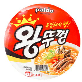 「Paldo」 王カップラーメン　110g■韓国ラーメン■韓国食品■輸入食品■輸入食材■韓国食材■韓国料理■韓国お土産■非常食■防災用■防災グッズ■乾麺■インスタントラーメン■辛いラーメン■ラーメン　★