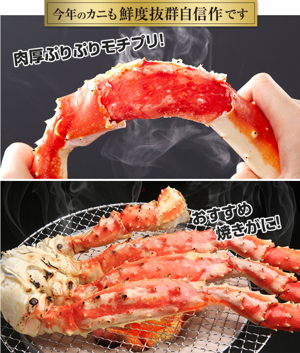 楽天市場】特大5Lボイルたらばがに肩脚1肩(総重量約1.3kg)【送料無料 