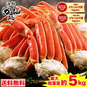【DEAL10%ポイントバック!!】最安値に挑戦中！★最大大型5Lボイルずわいがに肩脚(総重量約5kg) 茹で ボイルずわい ボイルズワイ ボイルずわい蟹 ずわい蟹 ズワイ蟹 ］