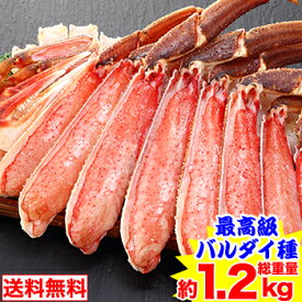 クーポンで6,900円！【最高級バルダイ種】超特大10L生大ずわい半むき身満足セット1kg超（総重量約1.2kg）［ 剥き身 カット済み 生ずわい 生ズワイ］