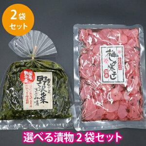 ご飯のお供 おにぎり お弁当 漬物 梅 しそ たくあん たくあん漬 大根 野沢菜 選べる漬物×2袋 ポイント消化 ■選べる漬物*2★