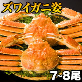 【お値引きクーポン配布中】3.6kg7～8尾 特選ボイルズワイガニ姿 総重量:約3.6kg(7～8尾 正味重量3kg) ズワイガニ かに カニ 蟹 ずわい蟹 姿 蟹姿 かにみそ 蟹みそ かに身 カニ身 ずわいがに 鍋 ボイル 全国送料無料