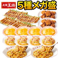 【お値引きクーポン配布中】合計4.1kg超 大阪王将5種まんぷくセット 王将福袋 天津飯 唐揚げ 餃子 炒飯 …