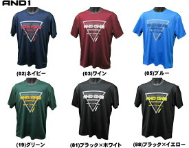 メール便無料 アンドワン AND1 Tシャツ メンズ AND ONE TRIANGLE TEE 73103 バスケット