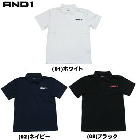 メール便無料 アンドワン AND1 Tシャツ メンズ HOOK LOGO POLO ポロシャツ 81116 バスケット