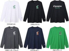 メール便無料 チャンピオン ロングスリーブ Tシャツ 長袖 E-MOTION C3-YB417 CHAMPION バスケット