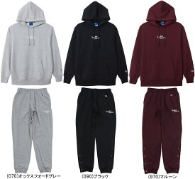 チャンピオン フーデッド スウェット パーカー + パンツ 上下セット C3-AB115 + C3-AB215 メンズ バスケット