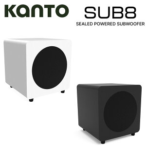 Kanto Audio SUB8 ���^ �T�u�E�[�t�@�[ �������K�㗝�X �J���g �I�[�f�B�I woofer �d�ቹ �ቹ �u���b�N �z���C�g