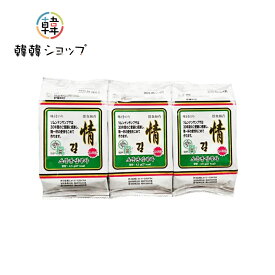 サムブジャのり 3個入/三父子 海苔/止まらない/食べやすいサイズ/大きさ8切り×9枚の3パック入り/韓国のり