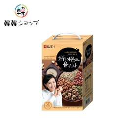 ダムト クルミ・アーモンド・ハトムギ茶(ユルム茶)18g＊50本入/韓国食材/韓国のお茶/粉末茶 穀物茶 健康茶 禅食 朝食