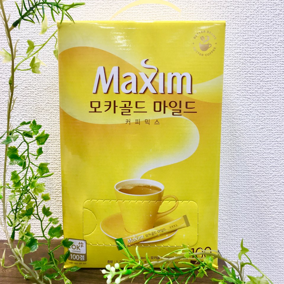 maxim 【モカ】ゴールドマイルド コーヒー 1箱（100本）スティック コーヒー マキシム 韓館マート 