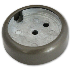 和気産業 ABIRA 室内手すり用金具 エンドベース Φ32・35mm用 ブロンズ 手摺 階段 玄関 トイレ NES08B