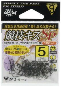 がまかつ(Gamakatsu) シングルフック T1 競技キススペシャル 4号 100本 68487