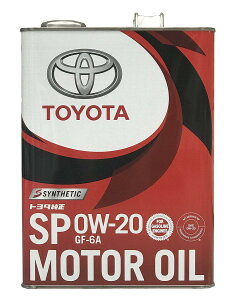 TOYOTA�������[�^�[�I�C�� SP 0W-20 4L 08880-13205