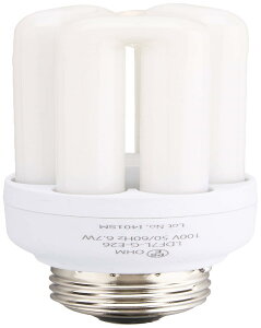 OHM LED�d�� �����ǘI�o�` E26 60�`���� 6.7W �d���F �S�����^�C�v 120mm LDF7L-G-E26 06-1679