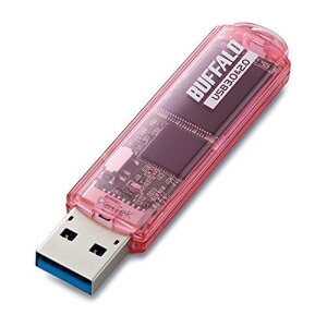�o�b�t�@���[ BUFFALO USB3.0�Ή� USB������ �X�^���_�[�h���f�� 32GB �s���N RUF3-C32GA-PK