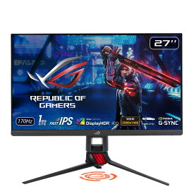 ASUS ゲーミングモニター ROG STRIX XG279Q 27インチ/WQHD/IPS/170Hz/1ms/HDR/G-SYNC Compatible/DisplayHDR400/