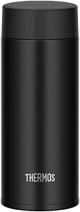 【せんとパッキン一体型・食洗機対応】サーモス 水筒 真空断熱ケータイマグ350ml ブラック 隅々まで簡単に洗える 全てのパーツ食洗機OK ステンレス ボトル 軽量コンパクト JOQ-350 BK