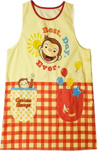 丸眞 おさるのジョージ エプロン レディース 保育士 こんにちはジョージ キャラクター 可愛い 大人用 ラン型 保育園 幼稚園 4765005300