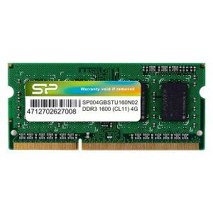 VRp[ m[gPCp DDR3 1600 PC3-12800 4GB×1 204Pin Mac Ή SP004GBSTU160N02