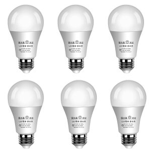GOHDLAMP ���� �d�� �����F LED�d�� ������Ή� E26 100�^���� ����d��10W �S�����^�C�v �����Ή� �����Ή� �f�M�ފ��Ή� (6, �����F)