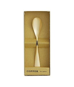 COPPER the cutlery カパーザカトラリー アイスクリームスプーン ゴールド マット つや消し ギフトボックス プレゼント 手の熱で溶かしてすくう 熱伝導 純銅製 燕製 CI-1GDma