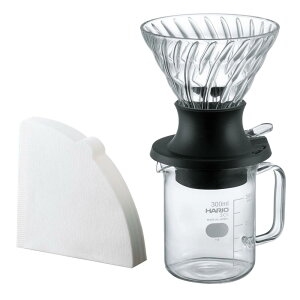 HARIO(nI) ZЎ hbp[ XCb` ȒPo oオ200ml ubN { T[o[(300ml)Zbg v[g Mtg 蕨 SSD-5012-B