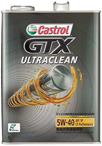 JXg[(Castrol) GWICGTX ULTRACLEAN 5W-40 API SP/CF Performance 4L 4փK\ /fB[ [ԗp 