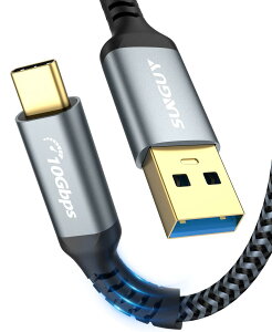 SUNGUY USB Type C P[u 1.5M USB 3.1 gen 2 USB-C P[u 10Gbps f[^] QC3.0Ή 3A}[d Android AutoΉ ^CvCP[u iC҂ GalaxyASonyAPixelAAhChI[gΉ O[