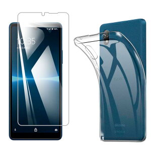 y1KXtB+1TPU VR P[XzFor Xperia Ace III SO-53C SOG08 A203SO p̃KXtB For SO-53C tB KX یtB For Xperia Ace III p̃P[X NA VR  TPU