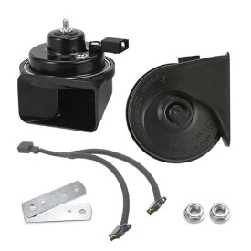 YFFSFDC 車 ホーント ホーン クラクション 純正プレミアムホーン 純正サウンド 12V 二股分岐ハーネス付き レクサス レクサス風 レクサスホーン TOYOTA TOYOTA用 LEXUS 適用するトヨタ ヨタ汎用 110db 高音/低音 車用 防水 防塵 取付簡単 2セット