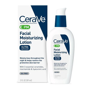 CeraVe Facial Moisturizing Lotion PM (3 oz) 89�~�����b�g�� (x 1)
