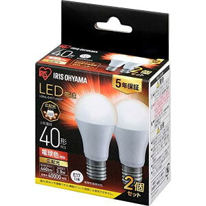 �yE17�z�A�C���X�I�[���} LED�d�� 40W�` �d���F �������a17mm �L�z�� �` 2�p�b�N 440? �����Ή� LDA4L-G-E17-4T62P