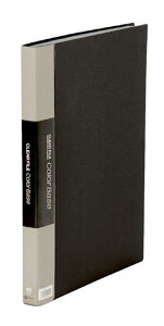 キングジム クリアファイル カラーベース 40ポケット B4タテ 黒 142CW-BK