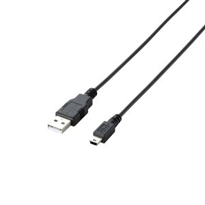�G���R�� RoHS�w�ߏ��������z���p�b�P�[�W �G�RUSB�P�[�u�� USB2.0 A-miniB�^�C�v 0.5m �u���b�N U2C-JM05BK