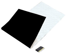 【ネット限定】エーモン(amon) 静音計画 ロードノイズ低減マット リア用 車用フロアマット デッドニング 約480×1300mm 厚さ約3mm 1枚 4815 黒