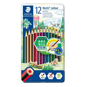 �X�e�b�h���[(STAEDTLER) �F���M �m���X�J���[ 12�F ���^���P�[�X���� ���� 1�Z�b�g 185 M12PB