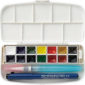 |(Kuretake) G̋Zbg ʃZbg tBX KG301-1 14FZbg