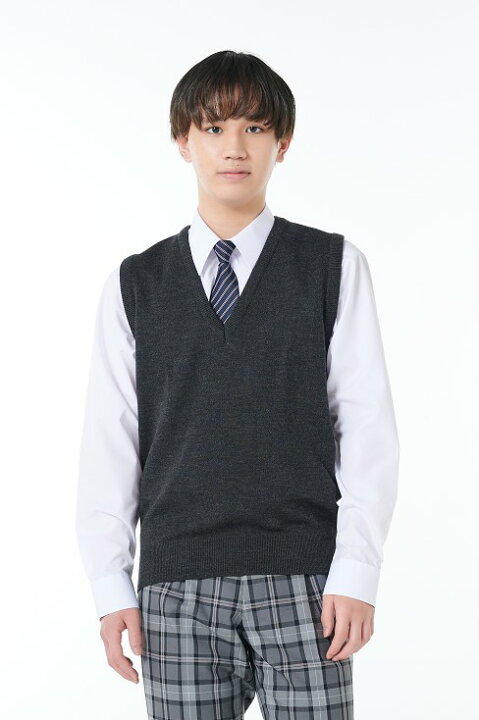 楽天市場 スクールベスト 男子 高校生 綿混 日本製 Vネック 紺 ネイビー グレー 無地 学生 通学 綿 コットン 洗える 男子学生 スクール ベスト 制服 高校生 中学生 入学式 春 カンコー メンズ お手入れ 簡単 送料無料 Khs415 制服専門店 カンコーショップ原宿