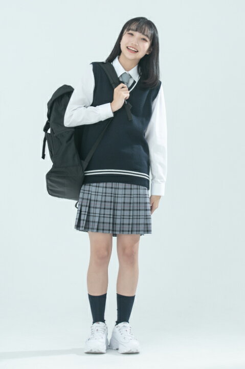 楽天市場 ポイント5倍 15日 土 限定 スクールベスト ライン 夏用 薄手 制服 ベストカンコー 学生ベスト 韓国 ニット ニットベスト スクール レディース ホワイト ベージュ ネイビー ニット Vネック 白 洗える 女子 男子 綿100 なんちゃって制服 春 夏 Khs406 制服