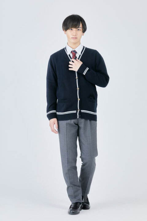 楽天市場 学生服 ズボン カンコー ワンタック 男子 高校生 制服 洗える スラックス チェック グレー なんちゃって制服 パンツ メンズ 毛 ウール スクール 通学 学生 学生服 カンコー 中学生 日本製 面接 送料無料 Khs6m 制服専門店 カンコーショップ原宿