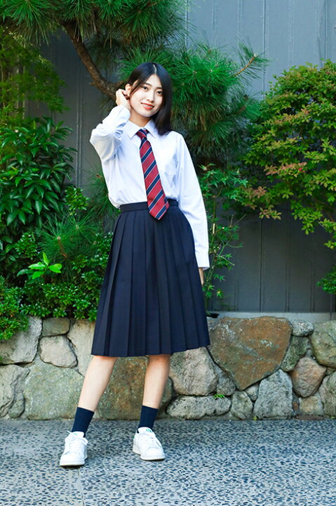 楽天市場】【お得なクーポン！10/8(水)まで】 制服 スカート 長め 無地  