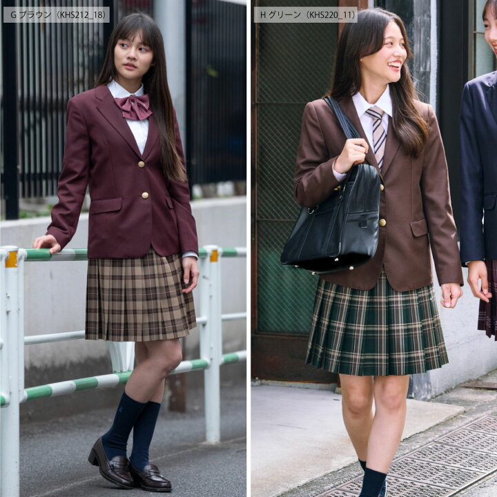 プリーツスカートチェック カンコー 学生 服 スカート グレーのチェックプリーツスカート 48cm丈 は制服通販のカンコーオンラインショップ原宿