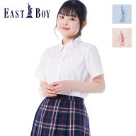 【500円OFFクーポン配布中！7/26まで】 イーストボーイ シャツ 半袖 カラー スクールシャツ 女子 EASTBOY…