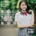 【100円OFFクーポン配布中！6/10まで】 カンコー スクールシャツ 女子 半袖 夏 白 制服 シャツ スクール シャツ カッ…