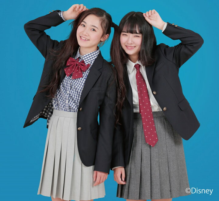 楽天市場 シャツ スクールシャツ 女子 長袖 ギンガムチェック カンコー ディズニー 紺 白 制服 スクール カッター ワイシャツ Yシャツ ブラウス ネイビー レディース 通学 学生 Khs302d 制服専門店 カンコーショップ原宿